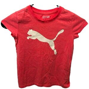 PUMA PINK KIDS TEE